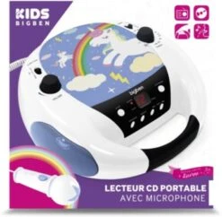 Bigben CD-Radio Mit Mikrofon CD52 "Unicorn 2" (Limited Edition) -Optimal Elektronik Geschäft 12015716 03