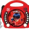 LEXIBOOK Miraculous CD Player Mit 2 Microfonen