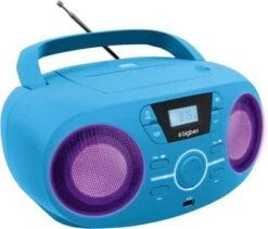 Bigben Tragbares CD/Radio CD61 USB, Blau -Optimal Elektronik Geschäft 13106628 04