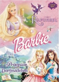 DVD Barbie-Märchen Box: Rapunzel / Die Prinzessin Und Das Dorfmädchen