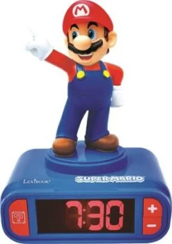 LEXIBOOK Digitaler Wecker Mit Nachtlicht Super Mario