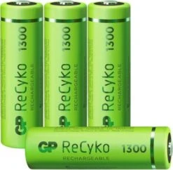 GP Batteries GP ReCyko+ 4-er Blister AA Mignon Akkus, Je 1300 MAh NIMH, 1,2 V (ready To Use/vorgeladen)