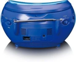 Lenco SCD-24BU Kids - Boombox CD-Player Für Kinder Mit Radio Und Stickern, Blau -Optimal Elektronik Geschäft 18574734 06