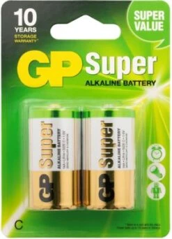 GP Batteries Batterien 2er Blister (C, Baby, LR 14, AM-2, UM-2)
