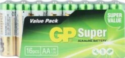 GP Batteries Batterien 16er Pack (Mignon, LR6, AA, AM-3, UM-3)