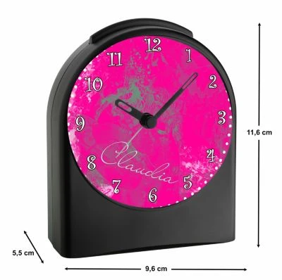 CreaDesign Kinder Funkwecker Personalisiert Mit Namen Traum Atom-/Funkuhr, 12-Stunden-Anzeigeformat, Schlummerfunktion, Nachtlicht, Geräuschlos/Ohne Ticken 3 CreaDesign Kinder Funkwecker Personalisiert Mit Namen Traum Atom-/Funkuhr, 12-Stunden-Anzeigeformat, Schlummerfunktion, Nachtlicht, Geräuschlos/Ohne Ticken – Bild 3