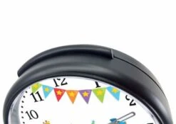 CreaDesign Kinder Funkwecker Personalisiert Mit Namen Zug Atom-/Funkuhr, 12-Stunden-Anzeigeformat, Schlummerfunktion, Nachtlicht, Geräuschlos/Ohne Ticken -Optimal Elektronik Geschäft 20307168 04