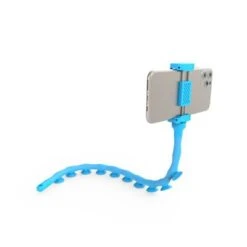 DigiPower® DIGIPOWER Octopus - Hellblau Flexible Smartphone-Halterung Mit Saugnäpfen