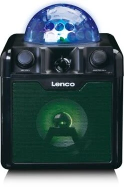 Lenco BTC-055BK - Karaoke-System Mit Bluetooth, Akku, Mikrofon Und Disco-Kugel -Optimal Elektronik Geschäft 20831766 03