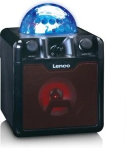 Lenco BTC-055BK - Karaoke-System Mit Bluetooth, Akku, Mikrofon Und Disco-Kugel -Optimal Elektronik Geschäft 20831766 04