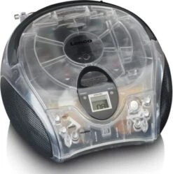 Lenco SCD-24TR- Boombox CD-Player Mit Radio Und Kopfhöreranschluss, Transparent -Optimal Elektronik Geschäft 20831777 05