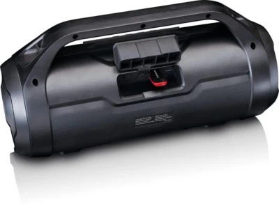 Lenco SPR-070BK - IPX5 Bluetooth-Lautsprecher Mit UKW-Radio, USB, Micro-SD Und Partylicht, Schwarz 3 Lenco SPR-070BK - IPX5 Bluetooth-Lautsprecher Mit UKW-Radio, USB, Micro-SD Und Partylicht, Schwarz – Bild 3
