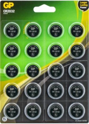 GP Batteries GPCR2032-2CPU20 Lithium Button CR2032 C20 1 GP Batteries GPCR2032-2CPU20 Lithium Button CR2032 C20