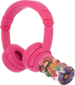 BuddyPhones® Kinder On-Ear Kopfhörer - BuddyPhones Play+, Pink