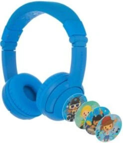 BuddyPhones® Kinder On-Ear Kopfhörer - BuddyPhones Play+, Blau