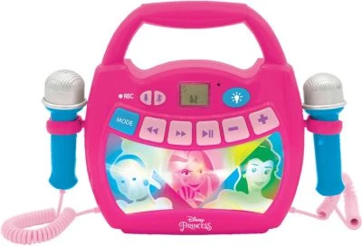LEXIBOOK Tragbarer Karaoke-Player Für Kinder Disney Princess, 1 LEXIBOOK Tragbarer Karaoke-Player Für Kinder Disney Princess,