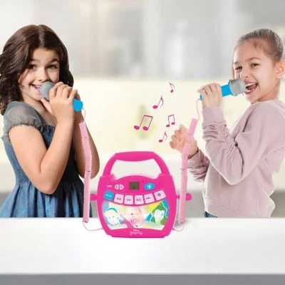 LEXIBOOK Tragbarer Karaoke-Player Für Kinder Disney Princess, 2 LEXIBOOK Tragbarer Karaoke-Player Für Kinder Disney Princess, – Bild 2