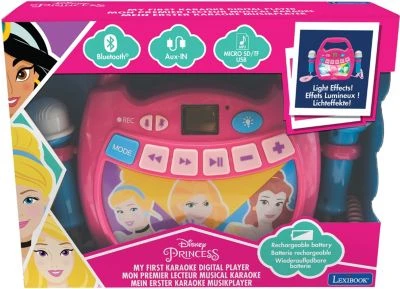 LEXIBOOK Tragbarer Karaoke-Player Für Kinder Disney Princess, 3 LEXIBOOK Tragbarer Karaoke-Player Für Kinder Disney Princess, – Bild 3