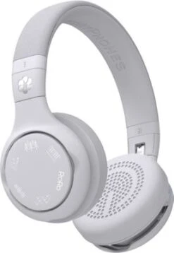 StoryPhones, Grau (mit Kreativ- & Einschlaf-Disk) - Kabellose Bluetooth Kinderkopfhörer, Die Geschichten Erzählen