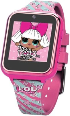 Kinder Smart Watch L.O.L. Surprise! (pink) Kinderuhr Mit Selfie-Kamera Foto & Video, Coolen Spielen, Fitness Tracker Uvm. (LOL4104)