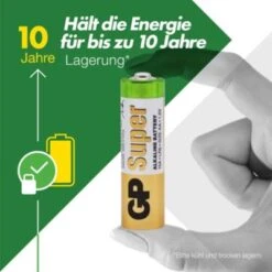 GP Batteries Alkaline Super 1,5V Batterien Multipack, AA, LR06 (80er Pack) -Optimal Elektronik Geschäft 23662261 04