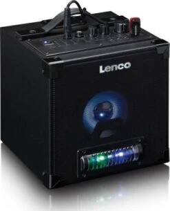 Lenco BTC-070BK - Karaoke-System Mit Bluetooth-Lautsprecher, Partylicht Und Mikrofon Mit Ständer -Optimal Elektronik Geschäft 24225656 04