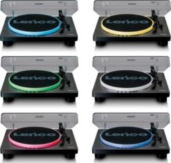 Lenco Plattenspieler Mit 2 Integrierten Lautsprechern LS-50LED BK -Optimal Elektronik Geschäft 24225658 05