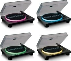 Lenco Plattenspieler Mit 2 Integrierten Lautsprechern LS-50LED BK -Optimal Elektronik Geschäft 24225658 06