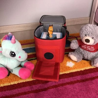 PUNALU Kompakte Tasche Für Toniebox Und Zubehör, Platz Für Ca. 20 Tonies Hörfiguren Toniebox Tasche 6 PUNALU Kompakte Tasche Für Toniebox Und Zubehör, Platz Für Ca. 20 Tonies Hörfiguren Toniebox Tasche – Bild 6