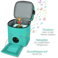 PUNALU Kompakte Tasche Für Toniebox Und Zubehör, Platz Für Ca. 20 Tonies Hörfiguren Toniebox Tasche -Optimal Elektronik Geschäft 27464427 04