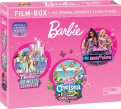 CD-Box Barbie - Film-Box (Princess Adventures,Dschungel,Bühne Frei)