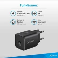 Xlayer CHARGER Ladegerät Typ C (USB-C) Single Charger PD 20W -Optimal Elektronik Geschäft 28180930 04