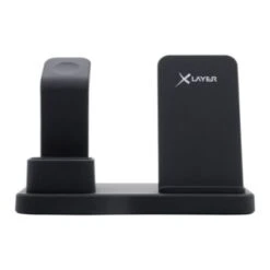 Xlayer WIRELESS Induktive Ladestation 3-in-1 Wireless Charger Black Smartphones/Tablets