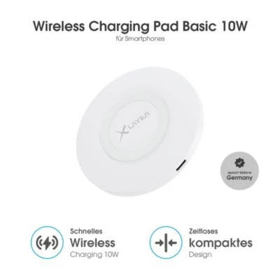 Xlayer WIRELESS Ladegerät Wireless Charging Pad Basic 10W Qi-zertifiziert White 4 Xlayer WIRELESS Ladegerät Wireless Charging Pad Basic 10W Qi-zertifiziert White – Bild 4