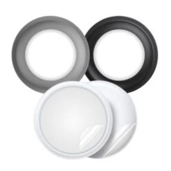 Xlayer MOUNTS Halterung Apple AirTag Bundle 2x Holder 4x Foil Grey/Black