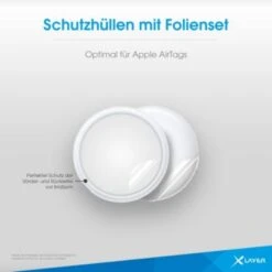 Xlayer MOUNTS Halterung Apple AirTag Bundle 2x Holder 4x Foil Grey/Black -Optimal Elektronik Geschäft 28180974 04