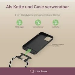Lotta Power DIVERS SoftCase Bio Handy-Kette IPhone 12/12 Pro Black 6 Lotta Power DIVERS SoftCase Bio Handy-Kette IPhone 12/12 Pro Black -Optimal Elektronik Geschäft 28180999 03