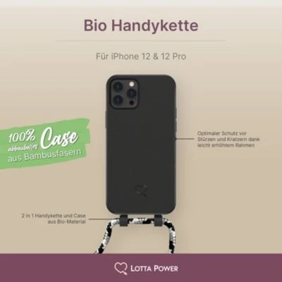 Lotta Power DIVERS SoftCase Bio Handy-Kette IPhone 12/12 Pro Black 4 Lotta Power DIVERS SoftCase Bio Handy-Kette IPhone 12/12 Pro Black – Bild 4