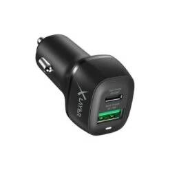 Xlayer WIRELESS : MagFix Pro Magsafe 15W Wireless KFZ Handyhalter Mit USB-C Kabel Und Dual Charger Schnellader Fürs Auto Kompatibel Für IPhone 12/13/14 Schwarz -Optimal Elektronik Geschäft 28181037 03