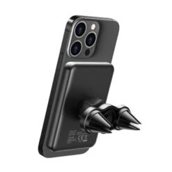 Xlayer WIRELESS : MagFix Pro Magsafe 15W Wireless KFZ Handyhalter Mit USB-C Kabel Und Dual Charger Schnellader Fürs Auto Kompatibel Für IPhone 12/13/14 Schwarz -Optimal Elektronik Geschäft 28181037 04