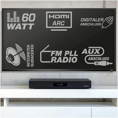 Audio Affairs Soundbar TVS 2018 TV Soundbase Soundsystem 5 Audio Affairs Soundbar TVS 2018 TV Soundbase Soundsystem – Bild 5