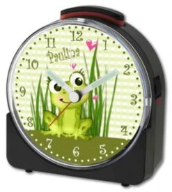 CreaDesign Kinder Funkwecker Weiß Personalisiert Mit Namen Frosch -Optimal Elektronik Geschäft 28901510 03