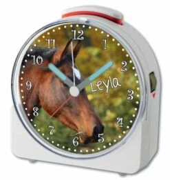 CreaDesign Kinder Funkwecker Weiß Personalisiert Mit Namen Vollblut 12-Stunden-Anzeigeformat, Geräuschlos/Ohne Ticken, Nachtlicht 7 CreaDesign Kinder Funkwecker Weiß Personalisiert Mit Namen Vollblut 12-Stunden-Anzeigeformat, Geräuschlos/Ohne Ticken, Nachtlicht -Optimal Elektronik Geschäft 28901626 03