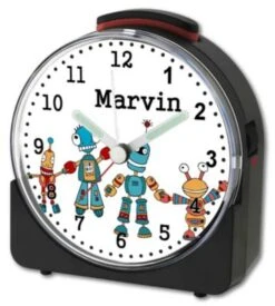 CreaDesign Kinder Funkwecker Weiß Personalisiert Mit Namen Roboter 7 CreaDesign Kinder Funkwecker Weiß Personalisiert Mit Namen Roboter -Optimal Elektronik Geschäft 28901824 03
