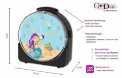CreaDesign Kinder Funkwecker Weiß Personalisiert Mit Namen Meerjungfrau -Optimal Elektronik Geschäft 28901831 05
