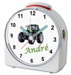CreaDesign Kinder Funkwecker Weiß Personalisiert Mit Namen Traktor 12-Stunden-Anzeigeformat, Geräuschlos/Ohne Ticken, Nachtlicht 7 CreaDesign Kinder Funkwecker Weiß Personalisiert Mit Namen Traktor 12-Stunden-Anzeigeformat, Geräuschlos/Ohne Ticken, Nachtlicht -Optimal Elektronik Geschäft 28901901 03