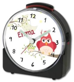 CreaDesign Kinder Funkwecker Weiß Personalisiert Mit Namen Eule Mama -Optimal Elektronik Geschäft 28901964 03