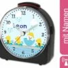 CreaDesign Kinder Funkwecker Weiß Personalisiert Mit Namen Ente
