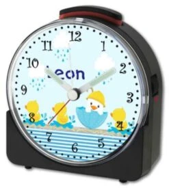 CreaDesign Kinder Funkwecker Weiß Personalisiert Mit Namen Ente -Optimal Elektronik Geschäft 28902010 03