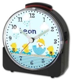 CreaDesign Kinder Funkwecker Weiß Personalisiert Mit Namen Ente -Optimal Elektronik Geschäft 28902010 04